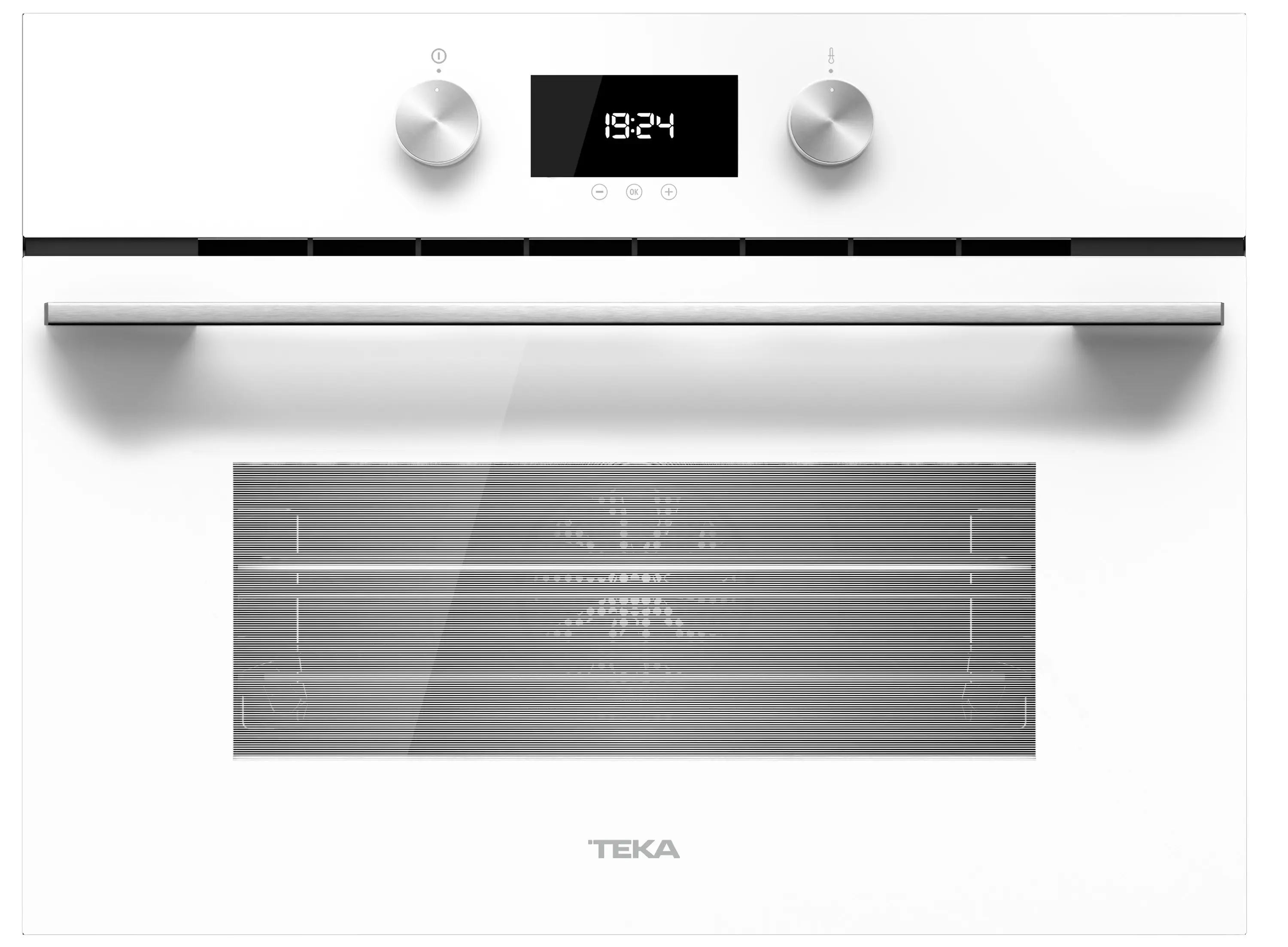 Piekarnik z mikrofalą Teka HLC 8440 C Termoobieg Białe szkło