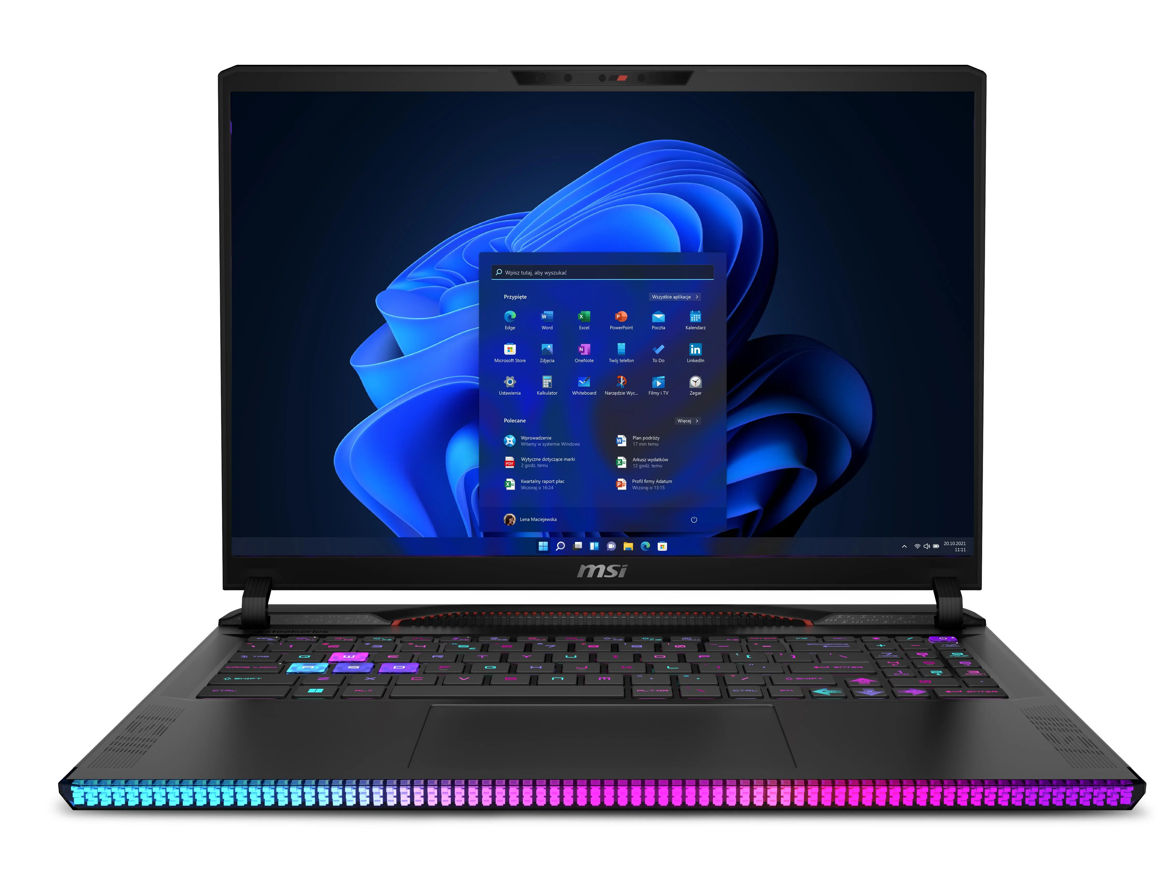 Laptop gamingowy MSI Raider GE68 HX 14VHG-408PL 16" 120Hz i9-14900HX 32GB RAM 2TB Dysk SSD RTX4080 DLSS3 Win11 Czarny