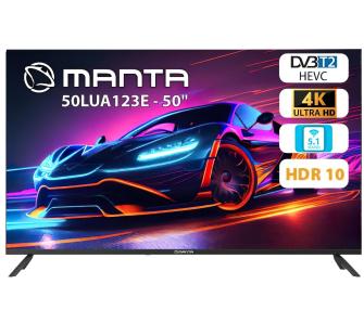 Telewizor Manta 50LUA123E  50" LED 4K Smart TV DVB-T2