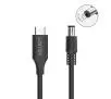 Kabel zasilający Unitek C14119BK do laptopa Acer 65W USB-C - DC 5,5 mm 1,8m Czarny