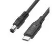 Kabel zasilający Unitek C14119BK do laptopa Acer 65W USB-C - DC 5,5 mm 1,8m Czarny