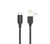 Kabel zasilający Unitek C14115BK do Lenovo 65W USB-C - DC11 4,5mm 1,8m Czarny