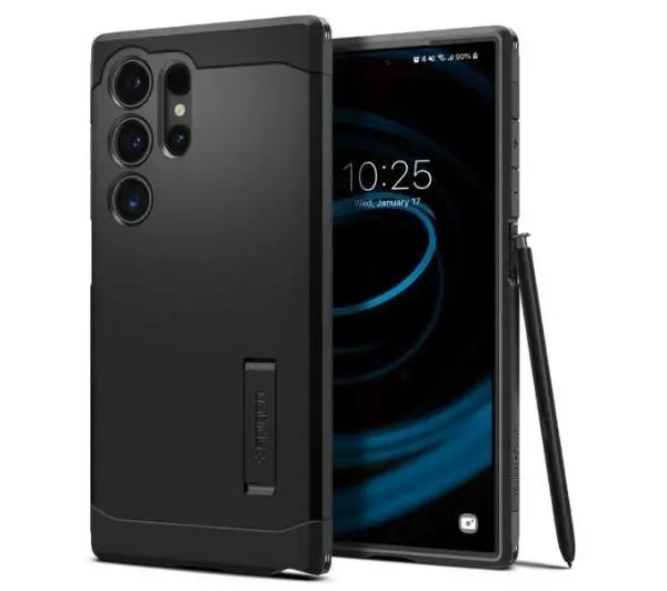 Etui SPIGEN Tough Armor do Samsung Galaxy S24 Ultra Czarny