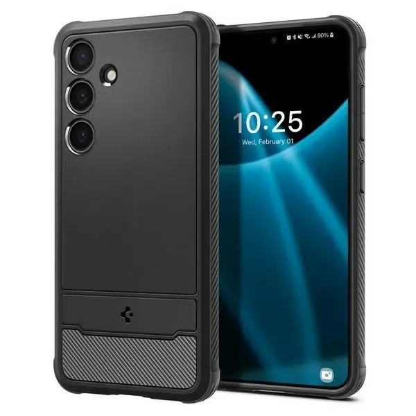 Etui Spigen Rugged Armor ACS07346 do Galaxy S24 Czarny