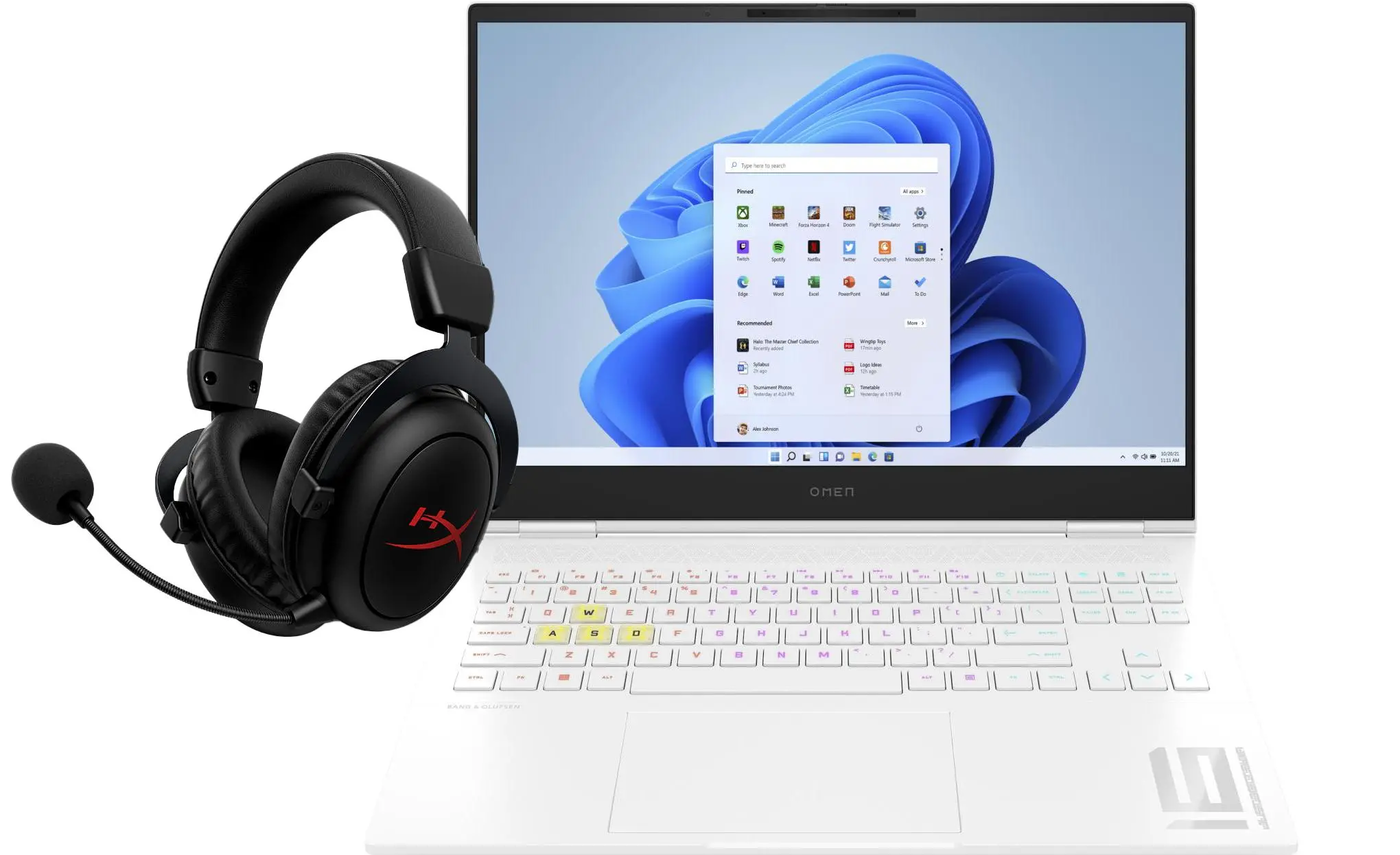 Laptop gamingowy HP OMEN 16-u0042nw 16'' 240Hz i9-13900HX 32GB RAM 1TB Dysk SSD RTX4070 DLSS3 Win11 Biały