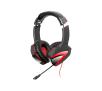 Słuchawki przewodowe z mikrofonem A4tech Bloody Combat G500 Nauszne Czarno-czerwony