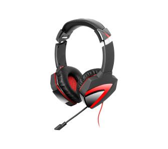 Słuchawki przewodowe z mikrofonem A4tech Bloody Combat G500 Nauszne Czarno-czerwony