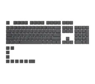 Glorious GPBT Keycaps 114szt. Black Ash Czarny
