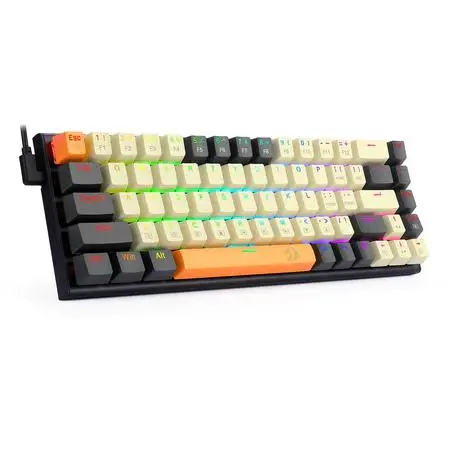 Klawiatura mechaniczna Redragon K633 Ryze Red Switch Czarno-złoty