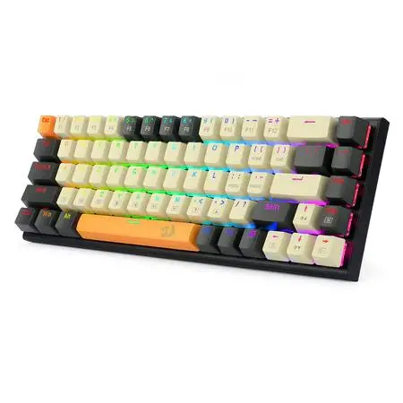 Klawiatura mechaniczna Redragon K633 Ryze Red Switch Czarno-złoty