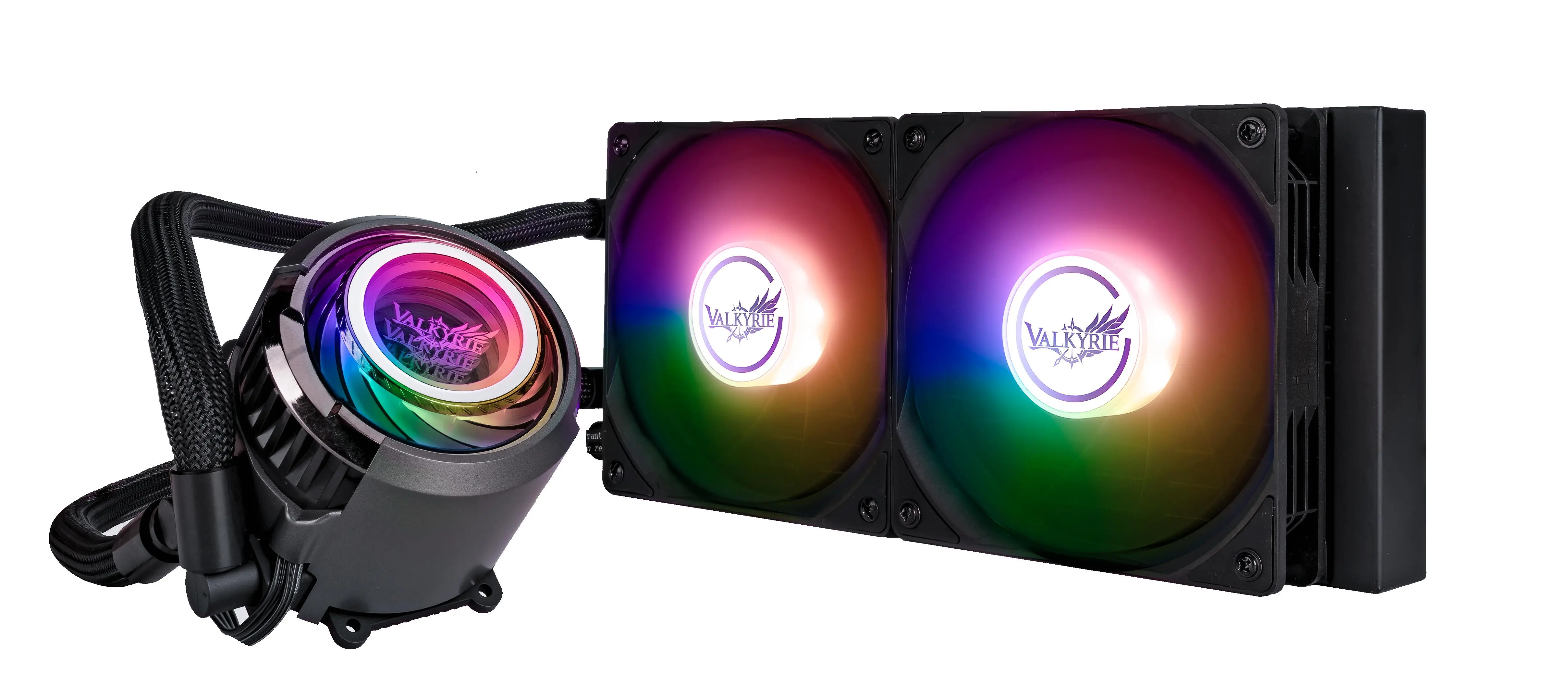 Chłodzenie Valkyrie Jarn 240   ARGB Czarny