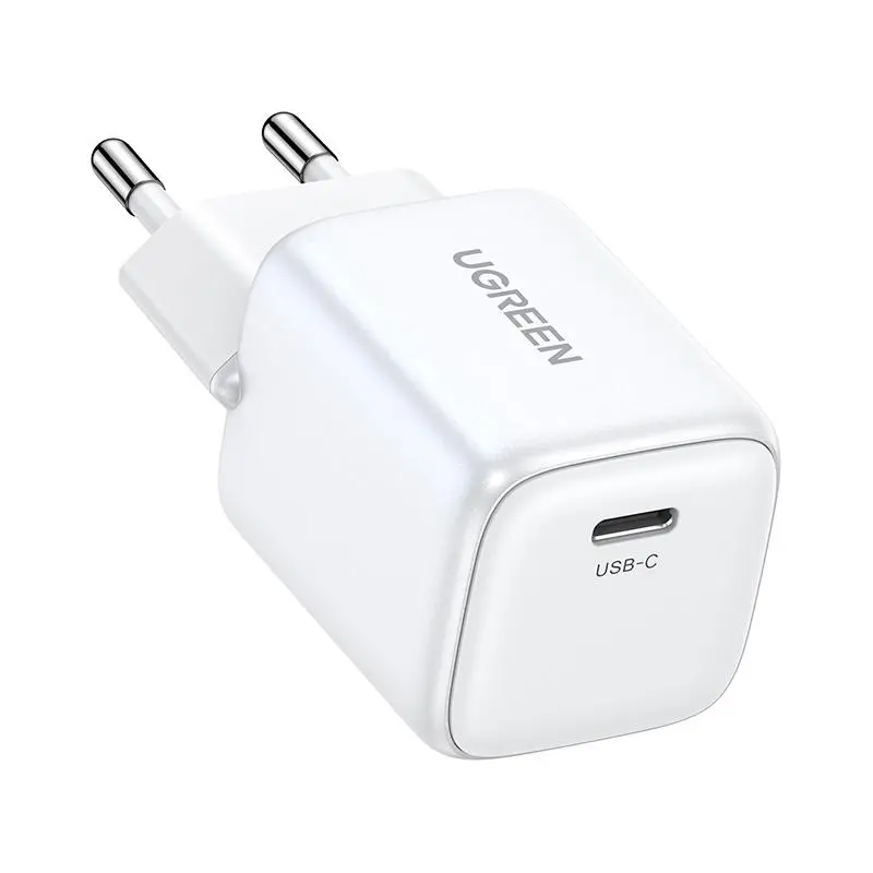 Ładowarka sieciowa UGREEN 15326 Nexode mini USB-C PD3.0 QC4.0 GaN 30W Biały