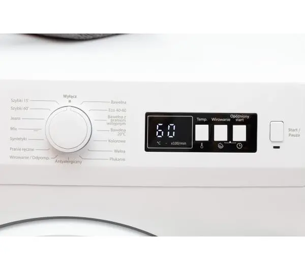 MPM 4610-PV-37 Slim 6kg 1000obr/min - TRZECI -55%, ALBO 5-TY ZA 1ZŁ - Kup na Raty - RRSO 0%