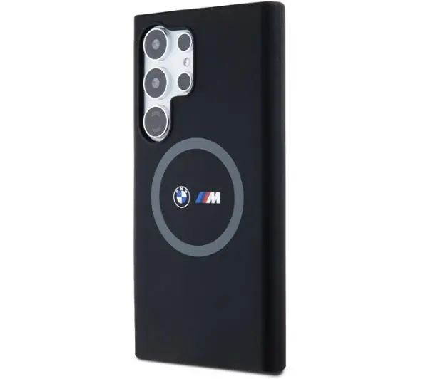 BMW Silicone Pattern MagSafe do Samsung Galaxy S24 Ultra Czarny