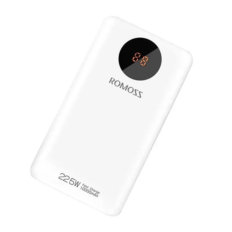 фото Зовнішній акумулятор (павербанк) Romoss 10000 mAh 22,5W White (SW10PF)