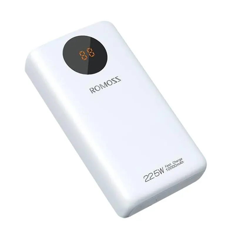 фото Зовнішній акумулятор (павербанк) Romoss 10000 mAh 22,5W White (SW10PF)