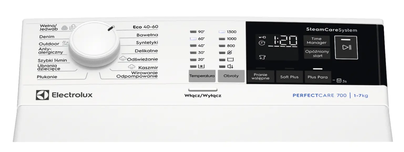 Pralka Electrolux 700 SteamCare EW7T4372P 7kg 1300obr/min