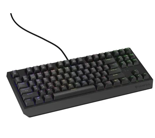 Genesis Thor 230 TKL US RGB Outemu Brown Czarny