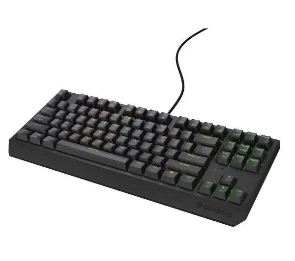 Genesis Thor 230 TKL US RGB Outemu Brown Czarny