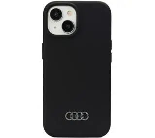 AUDI Silicone Case AU-LSRIP15-Q3/D1-BK do iPhone 15 Czarny