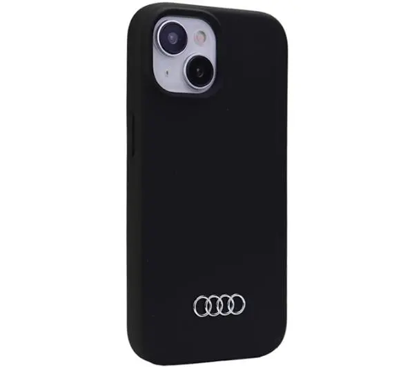 AUDI Silicone Case AU-LSRIP15-Q3/D1-BK do iPhone 15 Czarny
