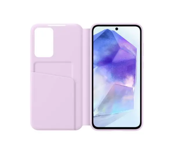 Samsung Smart S View Wallet Cover do Galaxy A55 5G Lawendowy