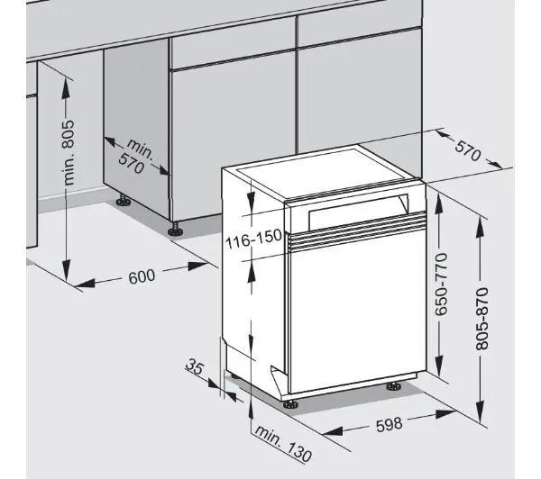 Miele G7210 SCi 59,8cm Automatyczne otwieranie drzwi Szuflada na sztućce - Kup na Raty - RRSO 0%