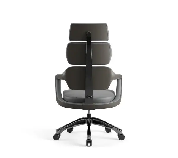 Diablo Chairs V-Modular Biurowy do 160kg Skóra ECO Szary - Kup na Raty - RRSO 0%