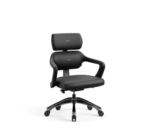 Diablo Chairs V-Modular Biurowy do 180kg Skóra ECO Czarny - Kup na Raty - RRSO 0%
