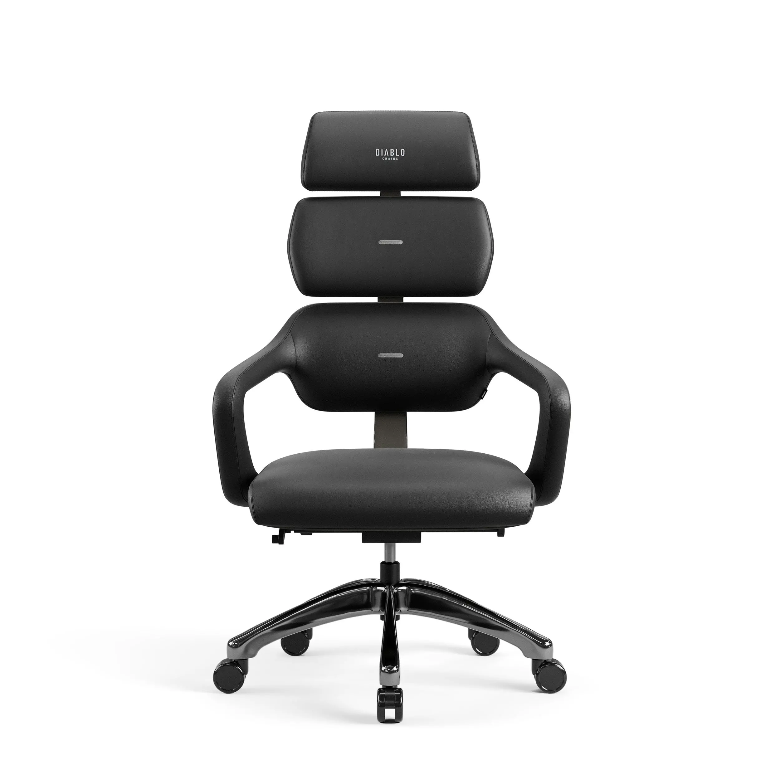Fotel Diablo Chairs V-Modular Biurowy do 180kg Skóra ECO Czarny