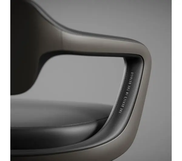 Diablo Chairs V-Modular Biurowy do 180kg Skóra ECO Czarny - Kup na Raty - RRSO 0%