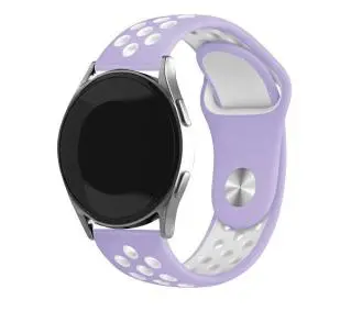 Beline do Watch 22mm Sport Silicone uniwersalny Fioletowo-biały