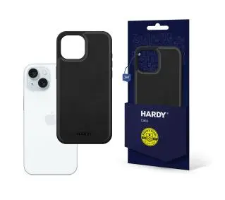 3mk Hardy Silky Leather MagCase do iPhone 15 Czarny - TRZECI -55%, ALBO 5-TY ZA 1ZŁ