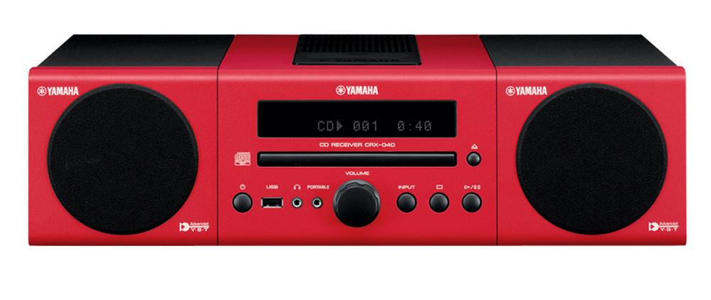 Wieża Yamaha MCR-040 (czerwony)
