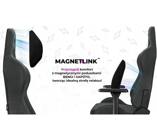 Yumisu 2050 Magnetic Materiał Biurowy do 150kg Tkanina Szaro-czarny - Kup na Raty - RRSO 0%