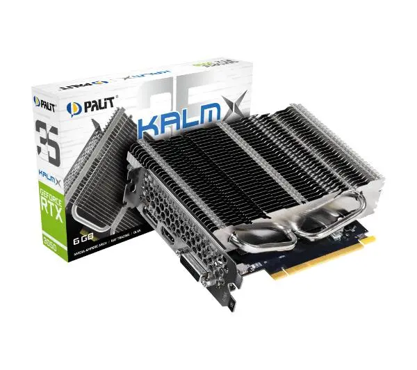 Palit GeForce RTX 3050 KalmX 6GB GDDR6 96bit DLSS - Kup na Raty - RRSO 0%