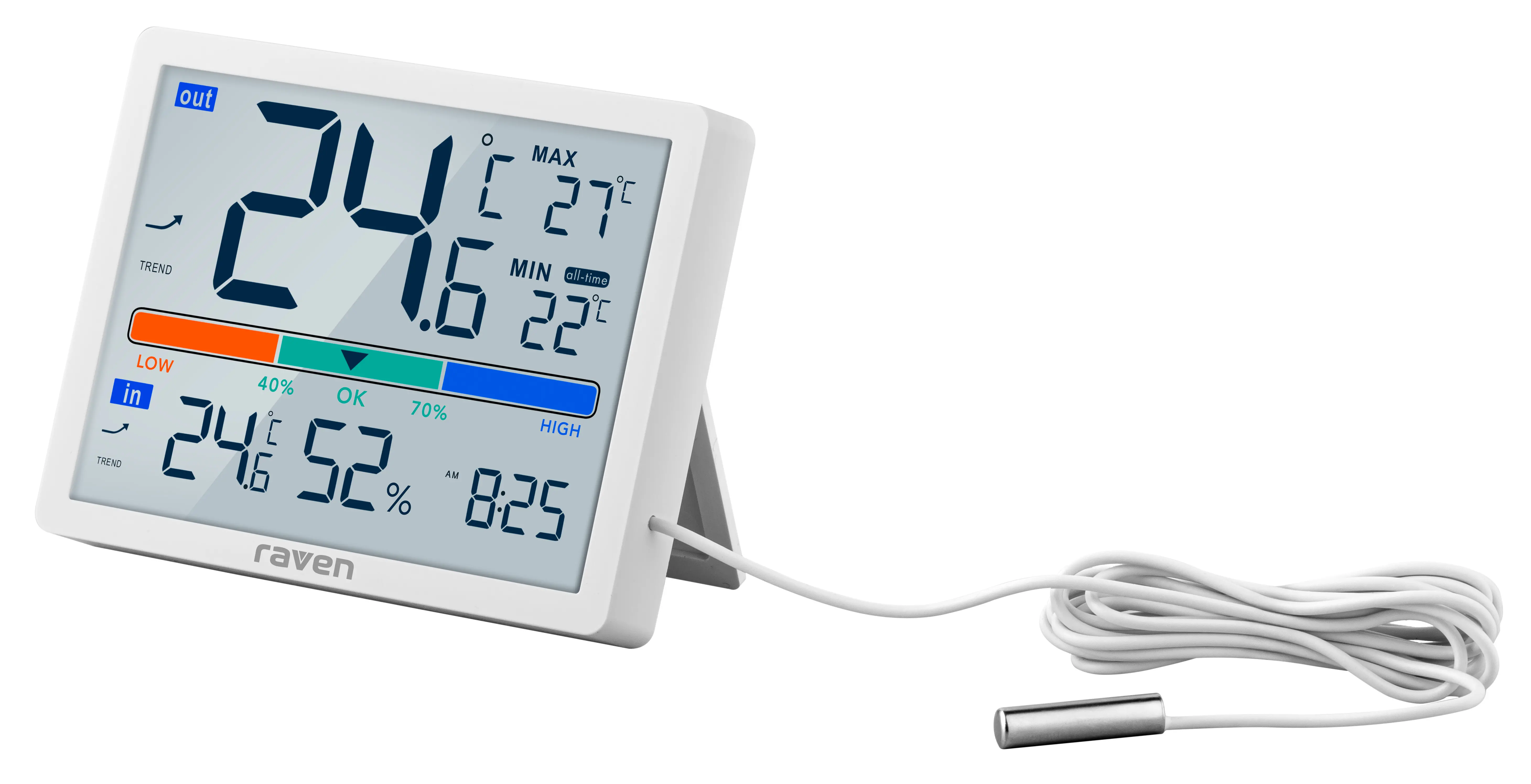 Stacja pogody Raven ESPOG09 magnes do metalowych powierzchni