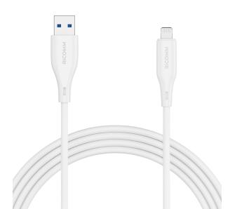 Kabel Ricomm USB-A do Lightning RLS007ALW 2,1m Biały