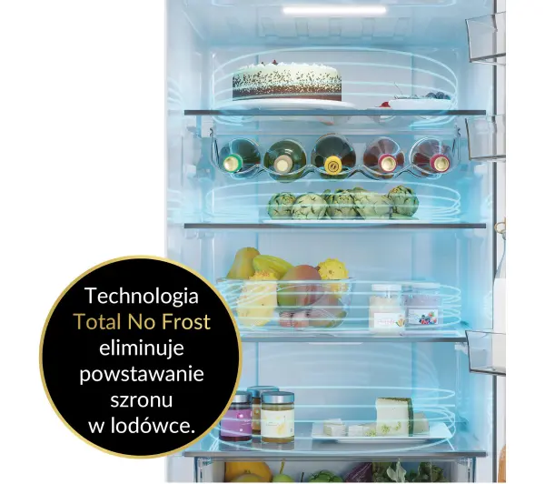 Haier Seria 5 HTW5620ENMP Funkcje AI Pełny No Frost 205cm Komora świeżości Zdalne sterowanie Dark Inox - Kup na Raty - RRSO 0%
