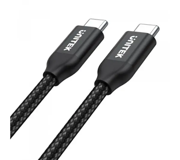 Unitek USB-C do USB-C PowerDelivery 100W 2m Czarny
