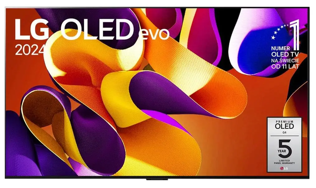 Telewizor LG OLED65G45LW 65" OLED evo 4K 144Hz webOS Dolby Vision Dolby Atmos HDMI 2.1 DVB-T2 Bez podstawy