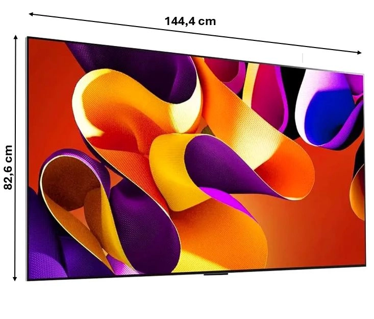Telewizor LG OLED65G45LW 65" OLED evo 4K 144Hz webOS Dolby Vision Dolby Atmos HDMI 2.1 DVB-T2 Bez podstawy
