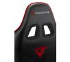 Fotel Aerocool ThunderX3 EC3 Gamingowy do 150kg Skóra ECO  z wzorem z włókna węglowego Black/Red