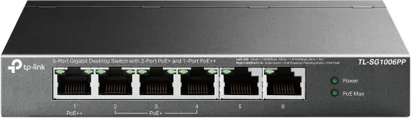 Switch TP-LINK TL-SG1006PP Czarny