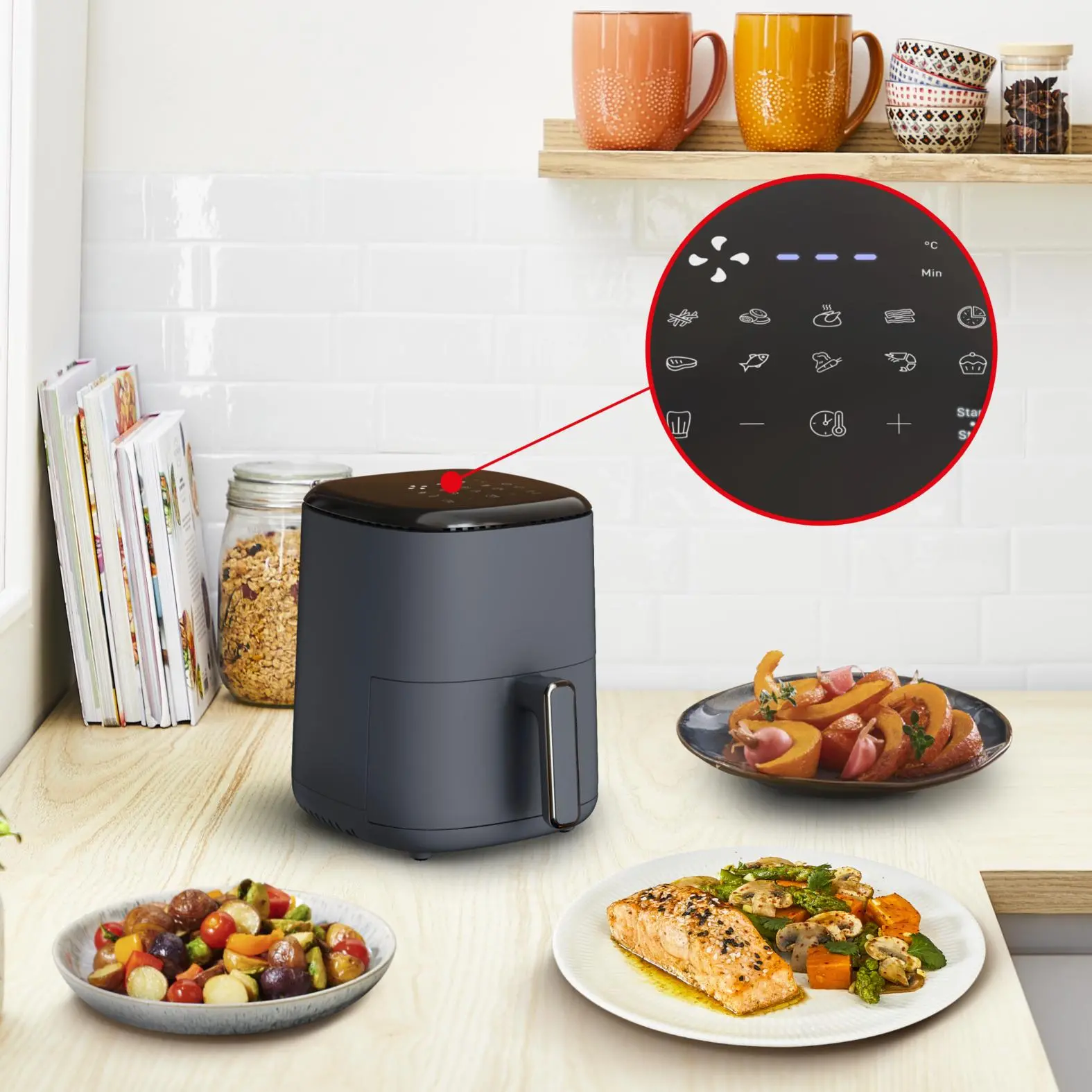 Air fryer Tefal EY145B10 1300W 3l