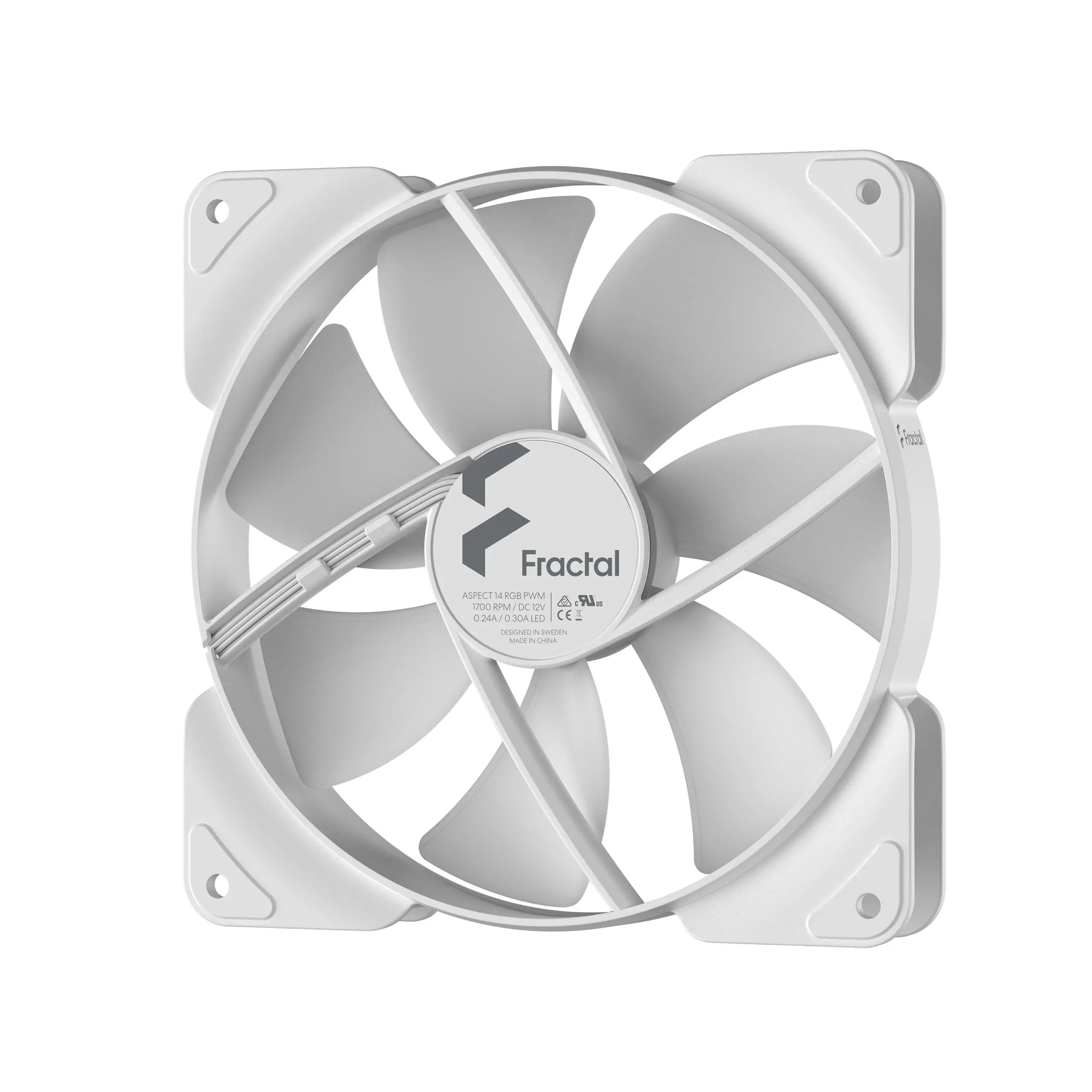 Фото Вентилятор Fractal Design Aspect 14 RGB PWM White (FD-F-AS1-1409)