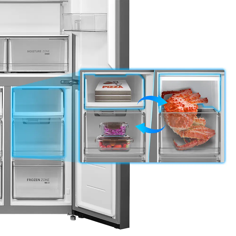 Lodówka Toshiba GR-RF677WI-PGJ(22) Pełny No Frost 189,8cm Komora świeżości Zdalne sterowanie Czarne szkło - Opinie, Cena - RTV EURO AGD Lodówka Toshiba GR-RF677WI-PGJ(22) Pełny No Frost 189,8cm Komora świeżości Zdalne sterowanie Czarne szkło - Opinie, Cena - RTV EURO AGD