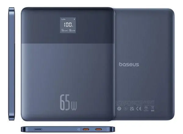 Powerbank Baseus Blade 2 12000mAh 65W Niebieski