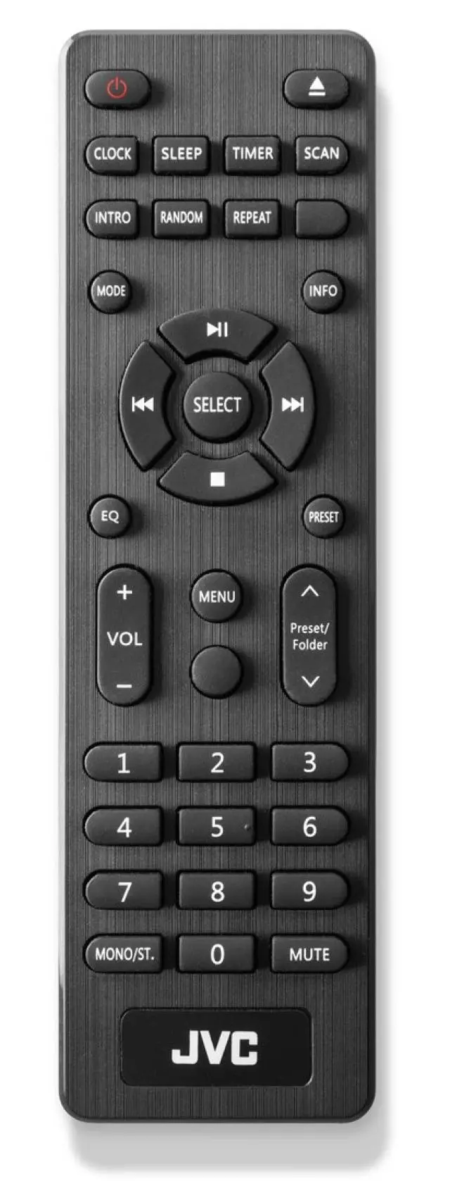 Wieża JVC RD-E861B-DAB 10W Bluetooth Radio FM DAB+ Szary