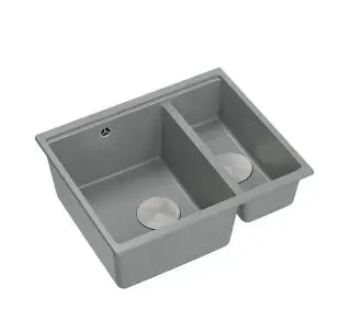 Quadron LOGAN 150 HCQL5646U5-BS_I Granitowy Silver stone/Stal szlachetna - TRZECI -55%, ALBO 5-TY ZA 1ZŁ - Kup na Raty - RRSO 0%